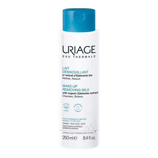 Uriage Rensemælk til Makeup Fjernelse for Normal og Tør Hud, 250ml