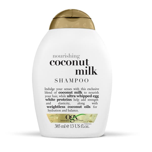 Organix Ravitseva + Kookosmaito Kosteuttava shampoo, 385ml
