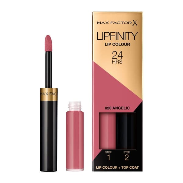 Läpparnas maximering Läppfärg Tvåfaslipstift med långvarig effekt 020 Angelic, 3.69ml