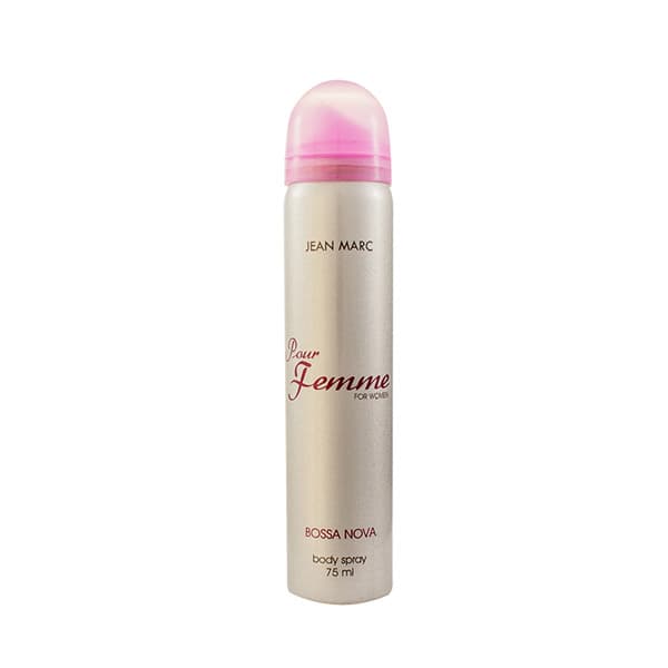 Jean Marc Bossa Nova Pour Femme Deodorant med Spray, 75 ml - DamDeo med Ljuv Bossa Nova Doft - Friskhet I varje Spray!