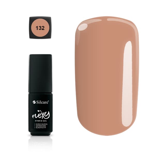 Silcare Hybridlack 132, 4,5g - Mångsidig och hållbar gelénagellack