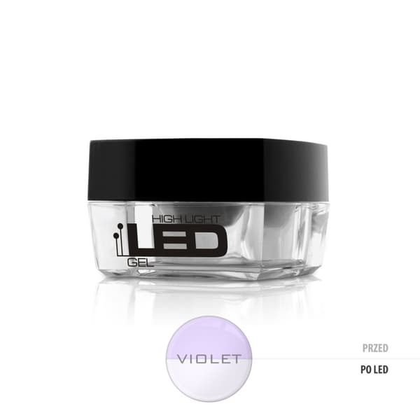 Nagellacks Gel Silcare Violett, 15 ml