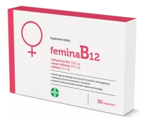 B12 Kosttillskott med KvinnaVital, 30 kapslar