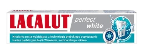 Lacalut Perfect White - Tandpasta med blegning, 75 ml
