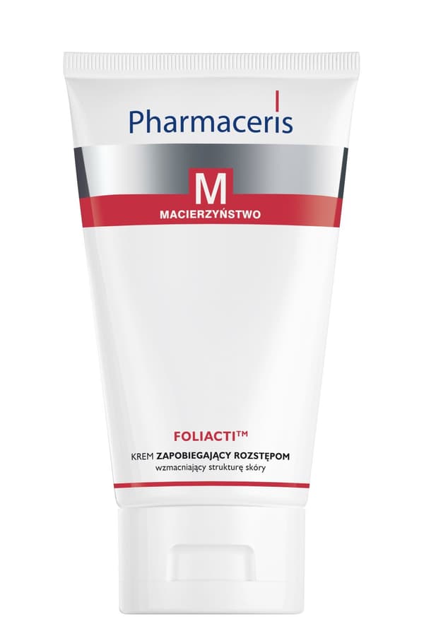 Pharmaceris M Foliacti Kroppskräm för att förebygga bristningar och stärka hudstrukturen, 150 ml