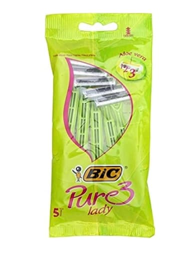 Bic, Naisten Pure 3 Partakone, 5 kpl
