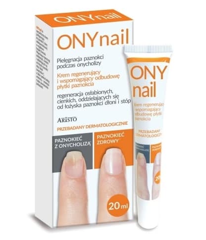 ONYnail, Återställande och Regenererande Nagelplattakräm, 20 ml