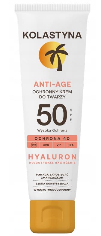 Kolastyna Kasvovoide Anti-Aging SPF 50, 50 ml - Suojaa & Nuorentaa