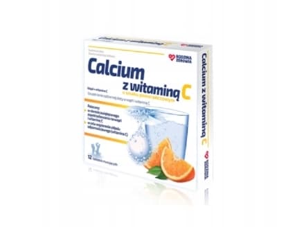 Rodzina Zdrowia Kalsium ja C-vitamiini, 12 poretablettia