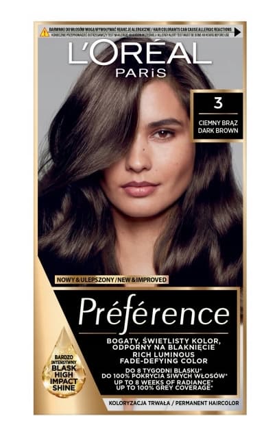 L'Oreal Paris Præference Hårfarve 3.0 Brasilia