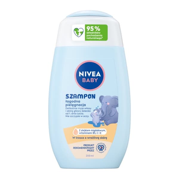 Nivea Baby Mild Vård Schampo, 200ml