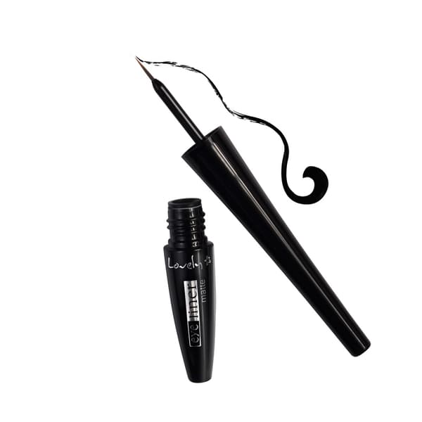 Elegant Mat Sort Eyeliner til Øjne, 2g