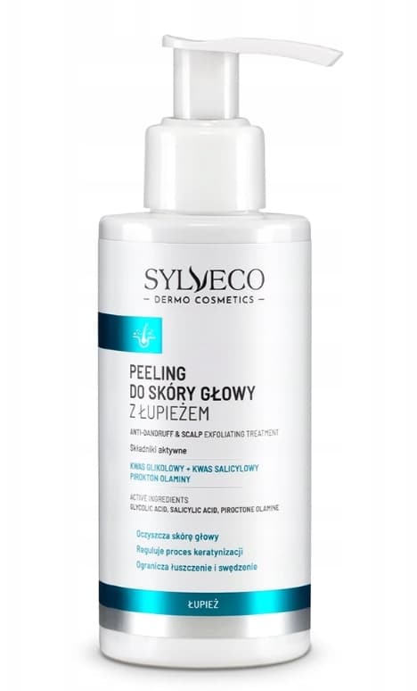 Sylveco Dermo Anti-skæl Peeling til hovedbund med skæl, 145 ml