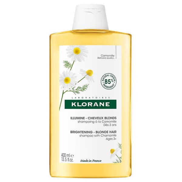 Klorane Ljussättande Schampo med Kamomill för Blont Hår, Färgförstärkare, 400ml
