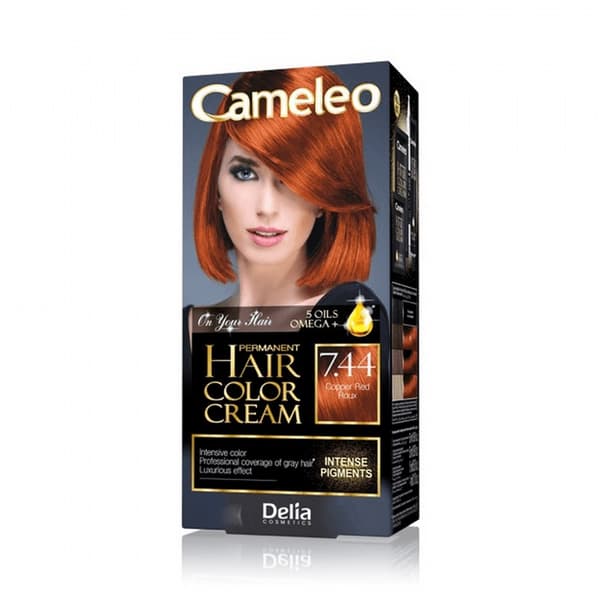 Cameleo Permanent Hårfarve 7.44 Kobber Rød