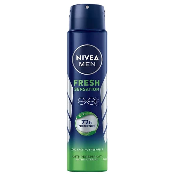 Nivea Men Raikas Tuntu Antiperspirantti, 250ml