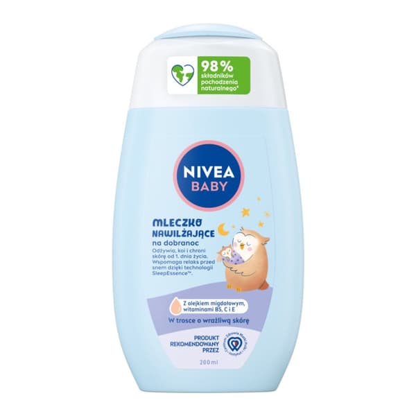 Nivea Baby Hyvää Yötä Kosteusemulsio, 200ml