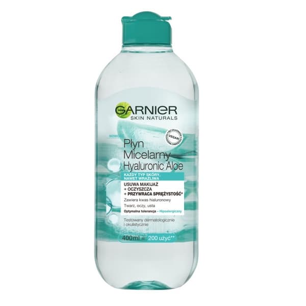 Garnier Hyaluronisk Aloe Micellar Water til Alle Hudtyper, 400ml
