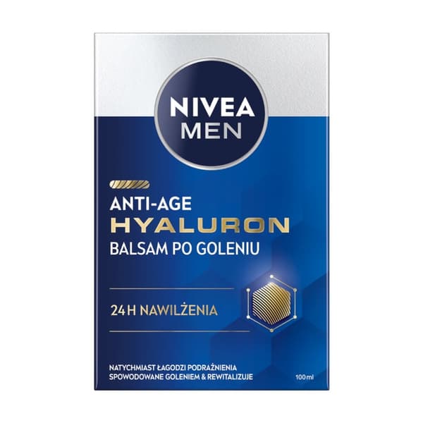 Nivea Men Hyaluron Anti-Age Aftershave Balm, 100 ml