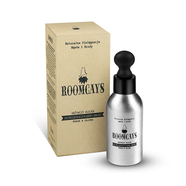Roomcays Nærende Skæg- og Overskægsolie, 50ml