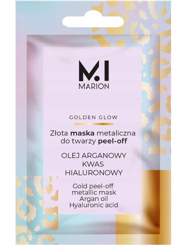 Marion Kultainen Iho Peel-Off Metallihohtoinen Kasvonaamio Golden Glow, 6g