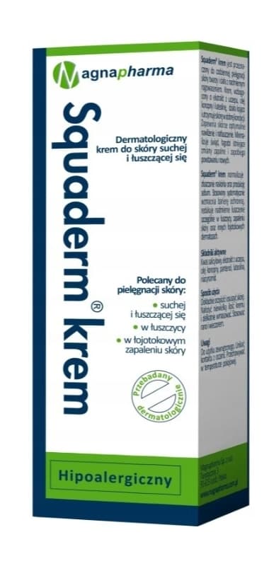 Squaderm Dermatologisk Creme til Tør og Skællende Hud, 100 ml