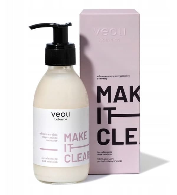 Veoli Botanica Mjölkemulsion Ansiktsrengöring, 200 ml