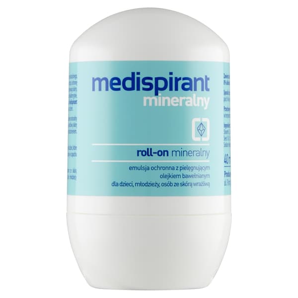Medispirant Mineraaliantiperspirantti Roll-On, 40 ml