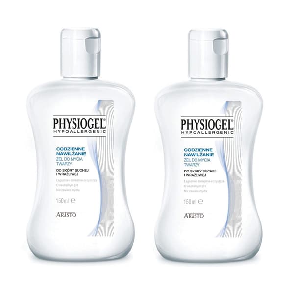 Physiogel Daglig Fugtighed Ansigtsvask Gel, 2 x 150 ml