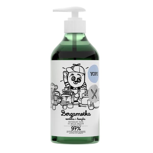 Yope Naturlig Opvaskemiddel Bergamot, 750 ml
