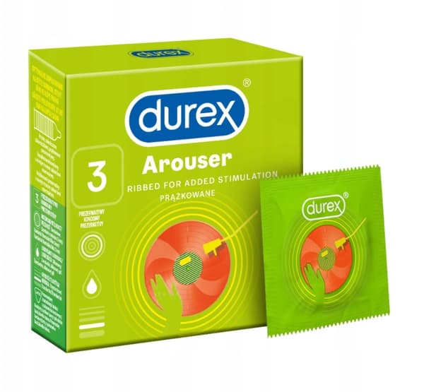 Durex Arouser Kondomit, 3 kpl