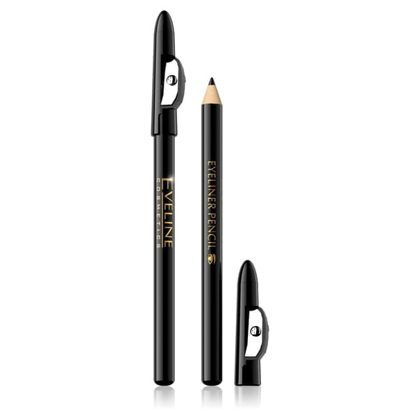 Eveline Cosmetics Eyeliner Penna Kort, Svart, 1 Styck