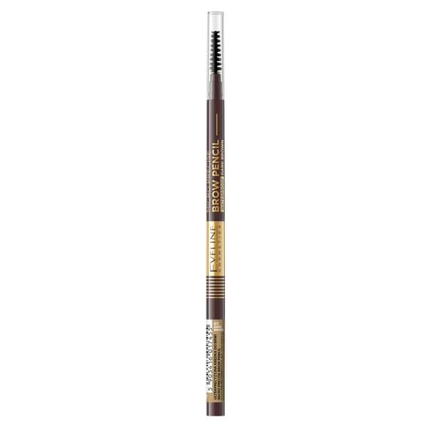 Eveline Cosmetics Ultra-Præcis Øjenbrynsblyant 03 Mørkebrun, 1 Stk.