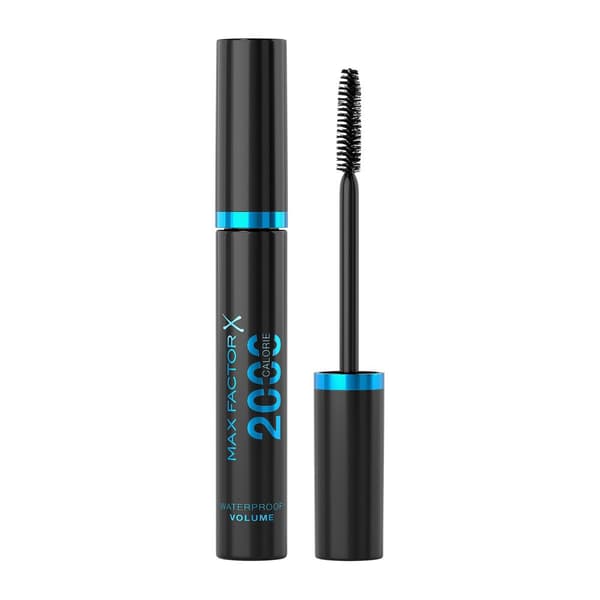 Max Factor 2000 Calorie Vandtæt Volumen Mascara 001 Sort, 9 ml