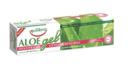 Herkälle hampaiden ja ikenien hoidolle tarkoitettu Aloe Vera -geeli, 75 ml