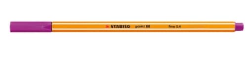 Stabilo Fineliner 88/58, Lila - Fjäderlätt precision och färgrik kreativitet för dina projekt