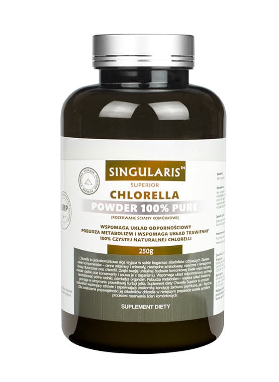 Singularis Overlegen Chlorella Pulver 100% Rent 250g