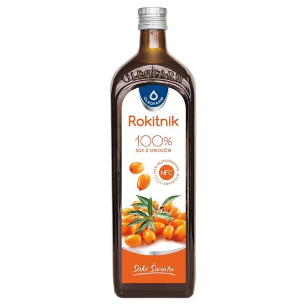 Naturlig Havtornssaft med en Kapacitet på 980ml