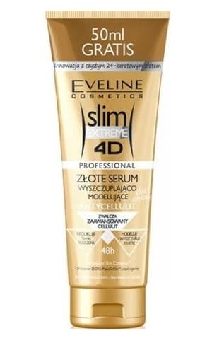 Serum til Formning og Slankning med 24k Guld Eveline Slim Extreme 4D - 250 ml.