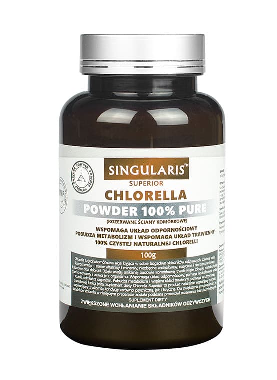 Chlorella Pulver Singularis Superior 100% ren 100g