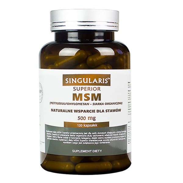 Yksittäinen Ylivoimainen MSM 120 kapselia