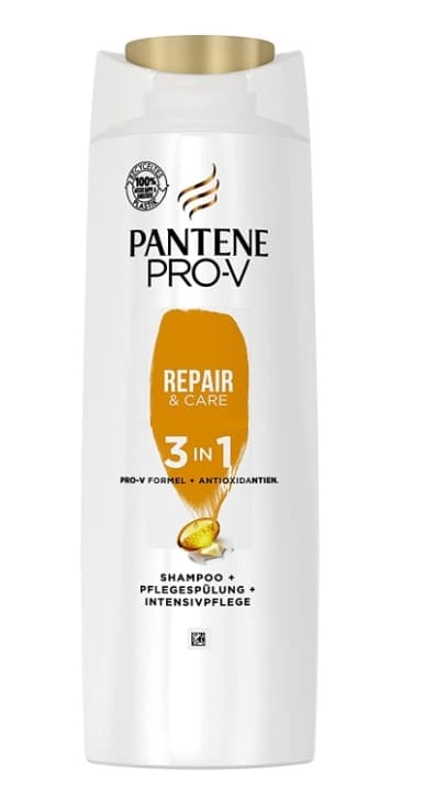 Pantene, Korjaa & Hoitaa 3-in-1 Shampoo, 250 ml