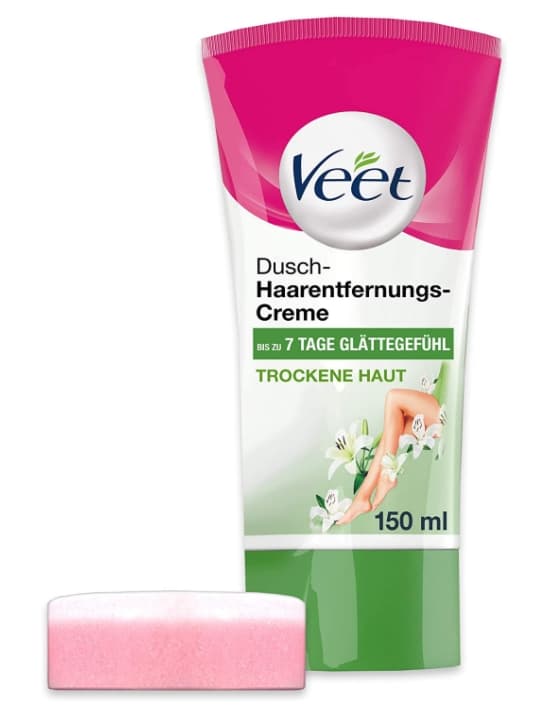 Veet Shower Depilation Cream, 150 ml - Effektiv hårfjerning, nemmere og hurtigere end nogensinde før.