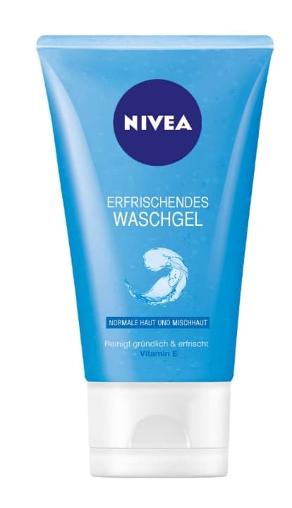 Nivea Normal & Blandad Hud Rengöringsgel 150 ml - Importerad från Tyskland