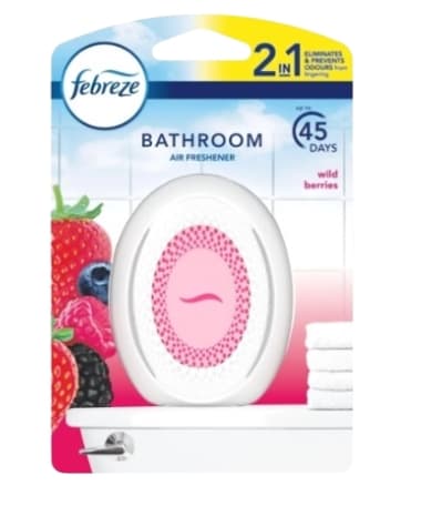 Febreze Luftfrisker Wild Berries - Effektiv og langvarig bekæmpelse af ubehagelige lugte i dit hjem. En pålidelig måde at friske luften på.