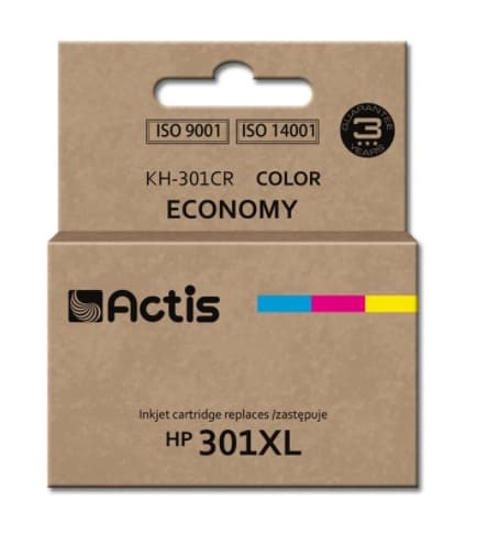 Actis Farveblæk til HP KH-301CR (Erstatning for 301XL CH564EE) - Høj kvalitet og pålidelig farveprinter blæk til dine behov.