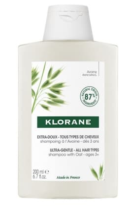 Klorane, Kaura Shampoo, 200 ml - Kosteuttava puhdistusaine hiuksille/