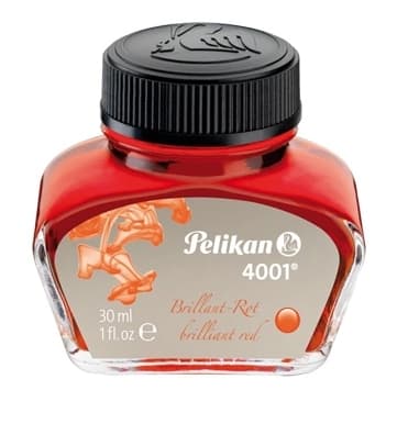 Pelikan, Bläck 4001, Röd, 30 ml