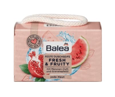 Balea Frugtagtig & Forfriskende Sæbe i Blokform, 100g.