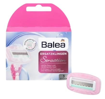 Balea, Aistimus, Vaihdettavat terät, 3 kpl